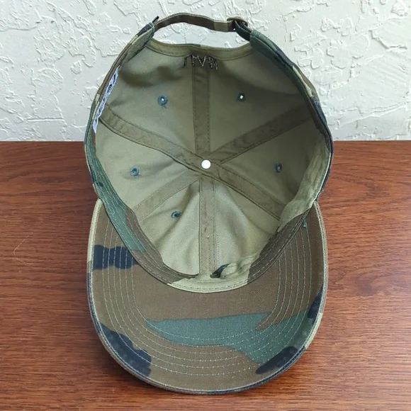 Rey To Z Personalized Initial "L" and Name "Liam" Camo Cotton Baseball Hat - Picture 6 of 6